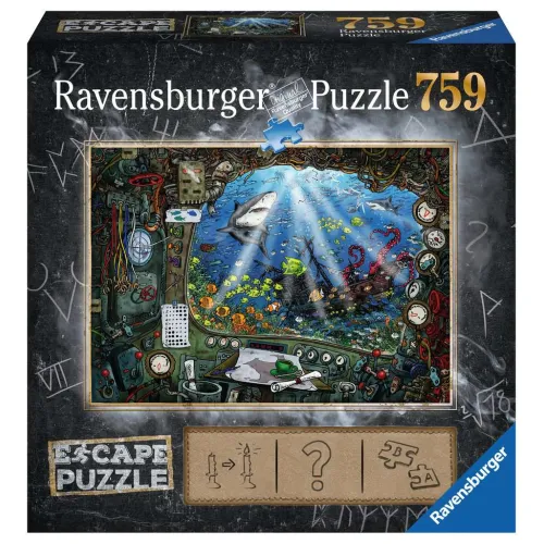 Ravensburger puzzel 759 stukjes Escape 4 De onderzeeër